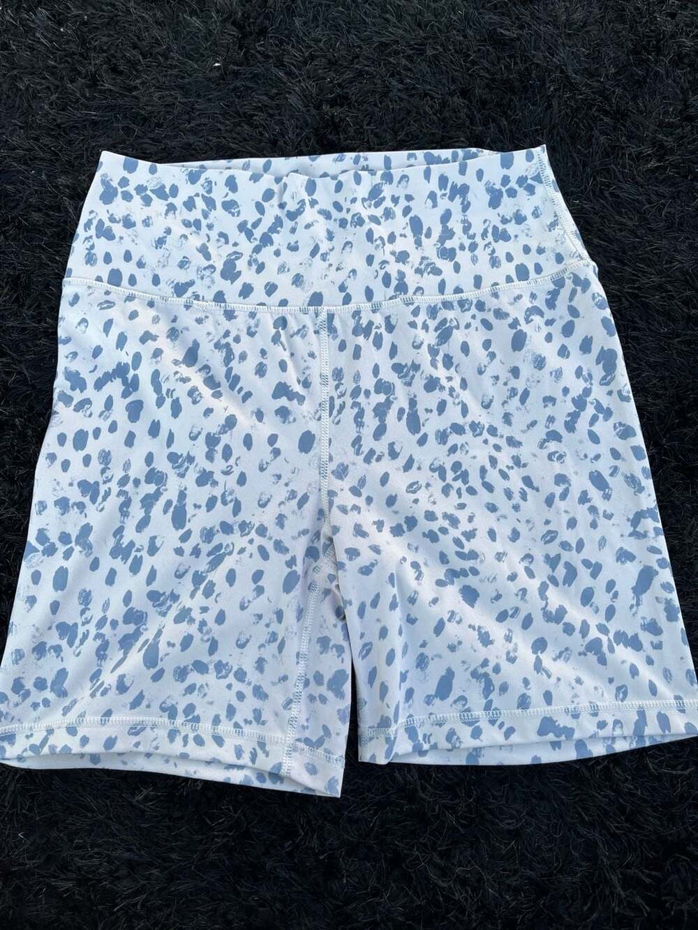 Yoga Club Lux Animal Print High Rise Biker Shorts XXL